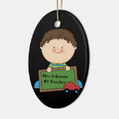 Chalkboard #1 des niedlichen Cartoon Keramikornament (Links)