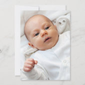 Chalkboard 1. Geburtstag Kleines Monster Girl Part Einladung (Rückseite)