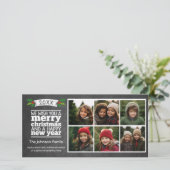 Chalkboard 6 Foto frohe Weihnachten glücklich neue (Stehend Vorderseite)