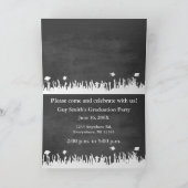 Chalkboard-Abschluss Einladung zu Ihrem Foto (Innenseite)