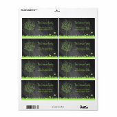 Chalkboard Address Label (Vorne)