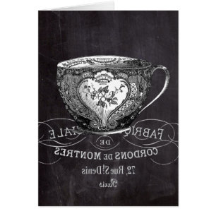 Chalkboard Alice im Wunderland Tee-Party-Tee-Tee