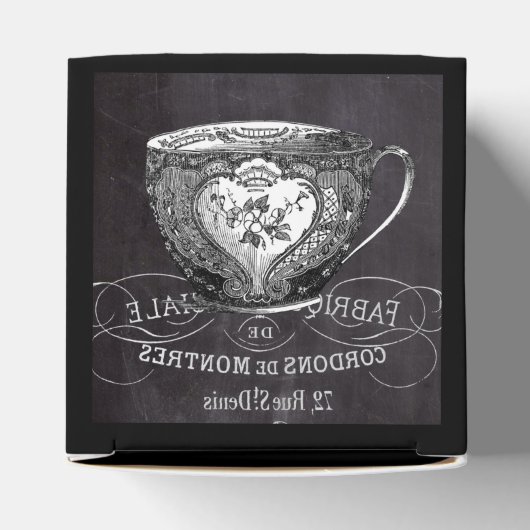 Chalkboard Alice im Wunderland Tee-Party-Tee-Tee Geschenkschachtel (Oben)