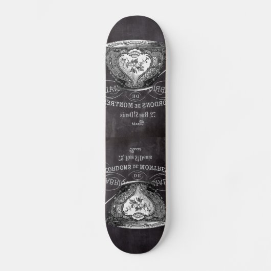Chalkboard Alice im Wunderland Tee-Party-Tee-Tee Skateboard (Vorderseite)