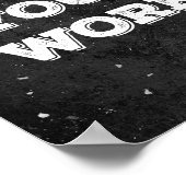 Chalkboard Arbeitsunterricht anzeigen Poster (Ecke)