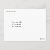 Chalkboard Arrow Save the Date Abschluss Postkarte (Rückseite)