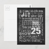 Chalkboard Art Postkarte (Vorne/Hinten)