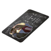 Chalkboard Art Wedding Save the Date Magnet (Linke Seite)