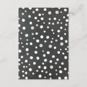 Chalkboard Baby Es ist kalt im Freien Windeldrehun Begleitkarte (Rückseite)