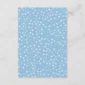 Chalkboard Baby Es ist kalt im Freien Windeldrehun Begleitkarte (Rückseite)