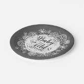 Chalkboard Baby It's Cold Outside 7" Papierplatte Pappteller (Schrägansicht)