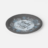 Chalkboard Baby It's Cold Outside 7" Papierplatte Pappteller (Schrägansicht)
