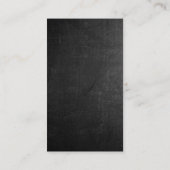 Chalkboard Backgorund Vertikal Moderne Beruflich Visitenkarte (Rückseite)