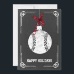 Chalkboard Baseball Player Weihnachtskarten<br><div class="desc">Chalkboard Baseball-Ornament Holiday Grußkarten von Interesse. Berufliche Urlaubskarten sind branchenspezifische Urlaubskarten. Diese Beruf-spezifischen Urlaubskarten werden Ihren Urlaubsszenarien eine Touch Einzigartigkeit verleihen</div>