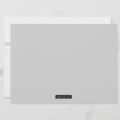 Chalkboard Bat Mitzvah Einladung (Rückseite)