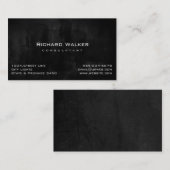 Chalkboard Beruflich elegante Black Board Einfach Visitenkarte (Vorne/Hinten)