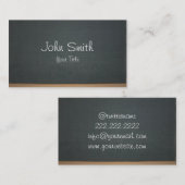 Chalkboard Beruflich School Lehrer Tutor Visitenkarte (Vorne/Hinten)