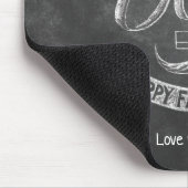 Chalkboard Best Dad Ever Father's Day Personalized Mousepad (Ecke)
