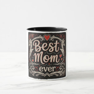 Chalkboard Beste Mama je Herz Mütter Tag Tasse