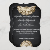 Chalkboard Blackboard Daisy Inspiriert Hochzeit Save The Date (Vorne/Hinten)