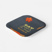 Chalkboard-Blätter essen Drink und sind dankbar Pappteller (Gewinkelt)