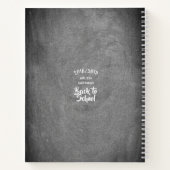 Chalkboard Blick zurück in die Schulnoten oder Ihr Notizblock (Rückseite)