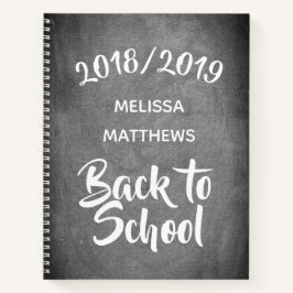 Chalkboard Blick zurück in die Schulnoten oder Ihr Notizblock