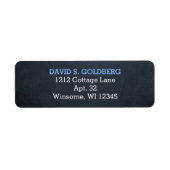 Chalkboard Blue Personalisiert (Vorne)