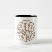 Chalkboard Briefing Kaffeezeit Minimale Tasse (Mittel)