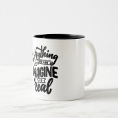 Chalkboard Briefing Kaffeezeit Minimale Tasse (VorderseiteRechts)