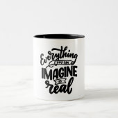Chalkboard Briefing Kaffeezeit Minimale Tasse (Mittel)