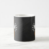 Chalkboard Brown Awareness Ribbon Kaffeetasse (Mittel)
