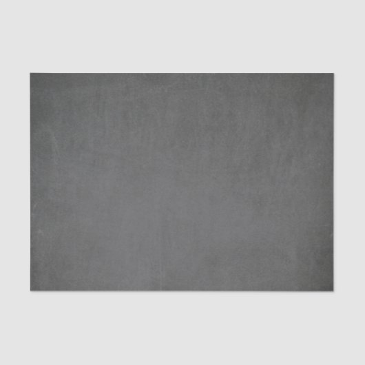 Chalkboard Chalk Grau Rustikaler Minimalwert Seidenpapier (Vorderseite)