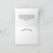 Chalkboard Chalk in meiner Gebetskarte Karte (Innenseite)