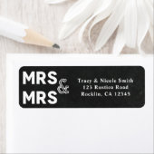 Chalkboard Chalk Mrs. & Mrs. Wedding Verlobung (Insitu)