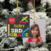 Chalkboard Chalkboard Colorful Kids Foto Keramikornament