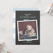 Chalkboard Cheer Vatertag Card Karte (Vorderseite/Rückseite Beispiel)