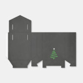 Chalkboard Christmas Favor Box Bag Geschenkschachtel (Ungefaltet)
