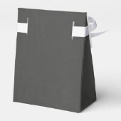 Chalkboard Christmas Favor Box Bag Geschenkschachtel (Rückseite)