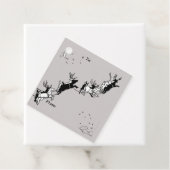 Chalkboard Christmas Reindeer Napkins Geschenkanhänger (Beispiel)