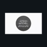 Chalkboard Circle Logo für Fotografen, Künstler Visitenkarte<br><div class="desc">Ein einfacher Chalkboard-Kreis mit Ihrem Namen oder Firmennamen verleiht jedem Berufsstand eine eigenständige Identität. Rustikal und raffiniert. Ideal für Fotografen,  Kunsthandwerker,  Restaurants,  Koch,  LKWs und vieles mehr. © 1201AM CREATIVE</div>