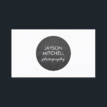 Chalkboard Circle Logo für Fotografen, Künstler Visitenkarte<br><div class="desc">Ein einfacher Chalkboard-Kreis mit Ihrem Namen oder Firmennamen verleiht jedem Berufsstand eine eigenständige Identität. Rustikal und raffiniert. Ideal für Fotografen,  Kunsthandwerker,  Restaurants,  Koch,  LKWs und vieles mehr. © 1201AM CREATIVE</div>