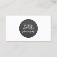 Chalkboard Circle Logo für Fotografen, Künstler