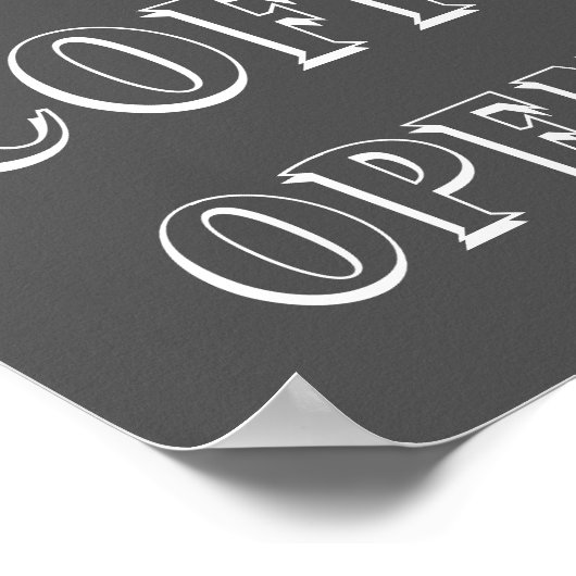 Chalkboard Coffee Shop Küche Signature Art Poster (Ecke)