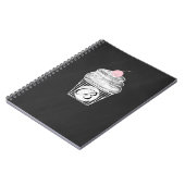Chalkboard Cupcake Chalk Custom Notebook Journal Notizblock (Linke Seite)