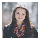 Chalkboard Custom Abschluss Foto Cube Würfel (Vorderseite)