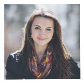 Chalkboard Custom Abschluss Foto Cube Würfel (Vorderseite)