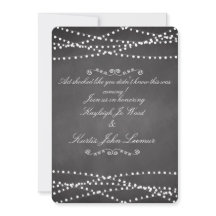 Chalkboard Custom Wedding Einladungen