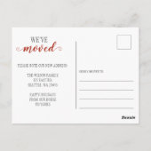 Chalkboard Decke die neuen Hallen bewegen Postkarte (Rückseite)