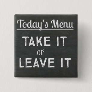 Chalkboard der heutigen Speisekarte Button